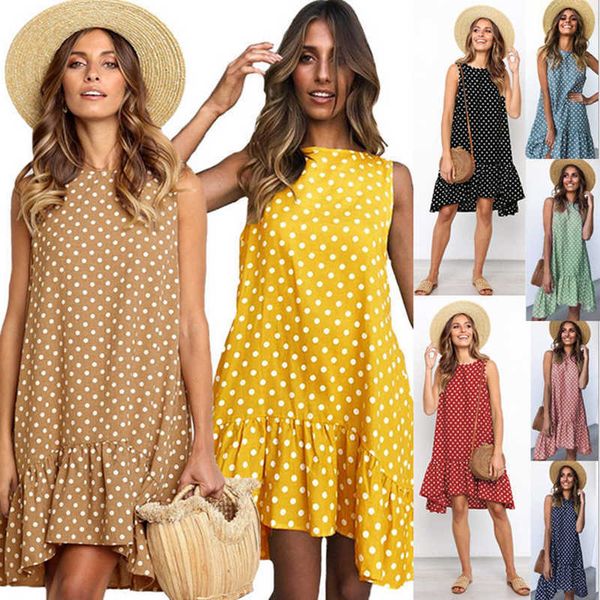 party dresses jocoo jolee summer chiffon dress women polka dot ruffles mini dress casual beach party dress street short sundress vestidos t2, White;black
party dresses jocoo jolee summer chiffon dress women polka dot ruffles mini dress casual beach party dress street short sundress vestidos t2, White;black