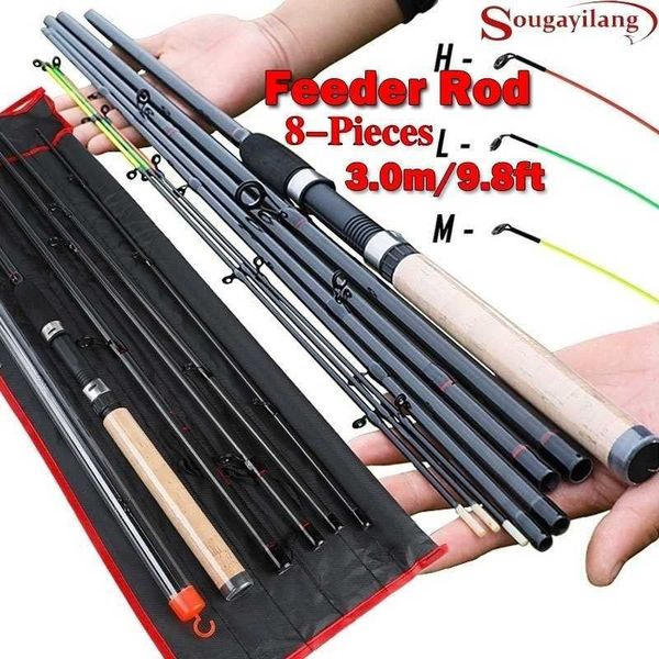 boat fishing rods sougayilang 6 section 3m feeder rod l m h power fishing rod ultralight weight carbon spinning travel rod fishing tackle de 
boat fishing rods sougayilang 6 section 3m feeder rod l m h power fishing rod ultralight weight carbon spinning travel rod fishing tackle de