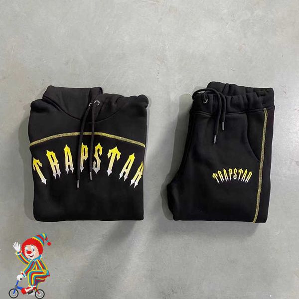 men's hoodies sweatshirts autumn winter trapstar hoodie sweatshirt track suit gradient embroidery letters women hoody set, Black
men's hoodies sweatshirts autumn winter trapstar hoodie sweatshirt track suit gradient embroidery letters women hoody set, Black