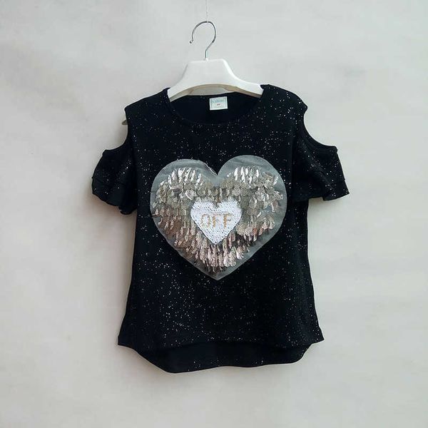 t-shirts girls sequins discoloration t-shirt kids girls summer short sleeve t children's clothing cotton t-shirts short-sleeved tee t23, Blue
t-shirts girls sequins discoloration t-shirt kids girls summer short sleeve t children's clothing cotton t-shirts short-sleeved tee t23, Blue