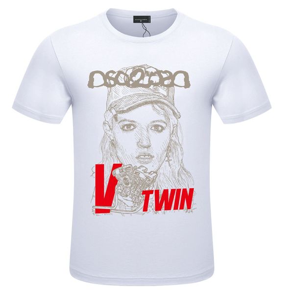 dsq2 cotton men's t-shirts original design fashion brand short sleeve round neck loose sports t-shirt dsq2 for men and women, White;black
dsq2 cotton men's t-shirts original design fashion brand short sleeve round neck loose sports t-shirt dsq2 for men and women, White;black