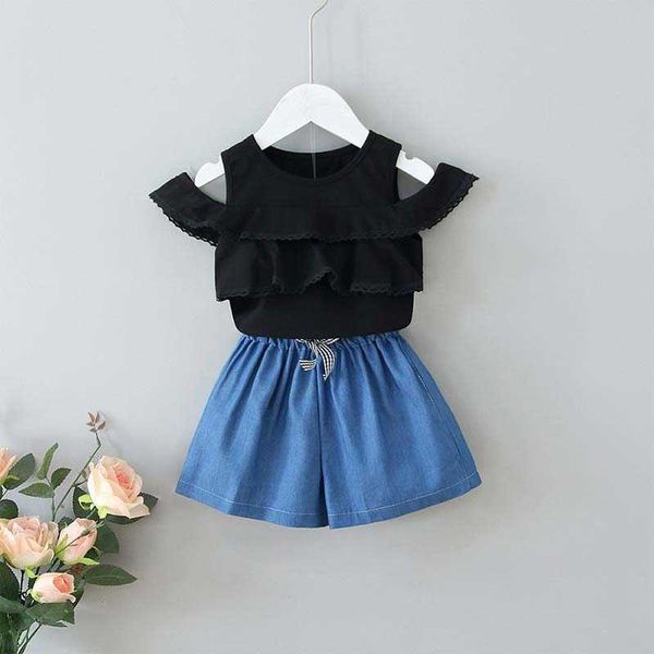 new summer girls sets kids layered hollow tshirt and pants casual outfits children clothing cute suit, White
new summer girls sets kids layered hollow tshirt and pants casual outfits children clothing cute suit, White