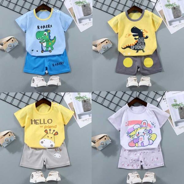 clothing sets summer loose cartoon print oneck short sleeves pants pcs outfits boys and girls cute casual pure cotton clothes suits, White
clothing sets summer loose cartoon print oneck short sleeves pants pcs outfits boys and girls cute casual pure cotton clothes suits, White