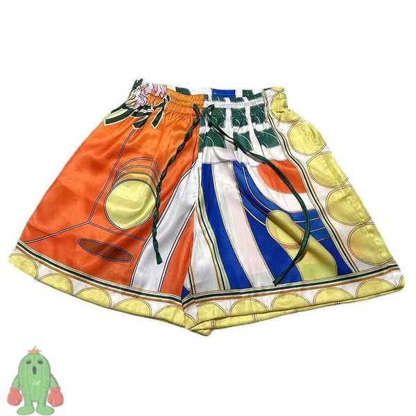 men's pants vintage casablanca shorts color matching table tennis drstring casual silk short pants, Black
men's pants vintage casablanca shorts color matching table tennis drstring casual silk short pants, Black