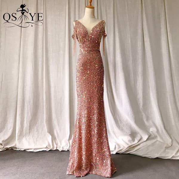 qsyye sparkle brown evening dress beading side sleeves gold sequin prom gown fit glitter party dress mermaid v neck women formal gown, Black;red
qsyye sparkle brown evening dress beading side sleeves gold sequin prom gown fit glitter party dress mermaid v neck women formal gown, Black;red