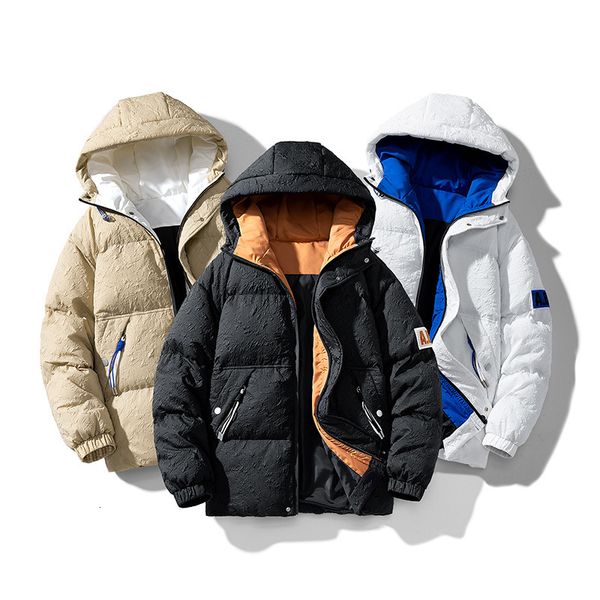 men's jackets padding winter men jacket casual parka outwear waterproof wrinkle fabric hooded contract lining 230210, Black;brown
men's jackets padding winter men jacket casual parka outwear waterproof wrinkle fabric hooded contract lining 230210, Black;brown