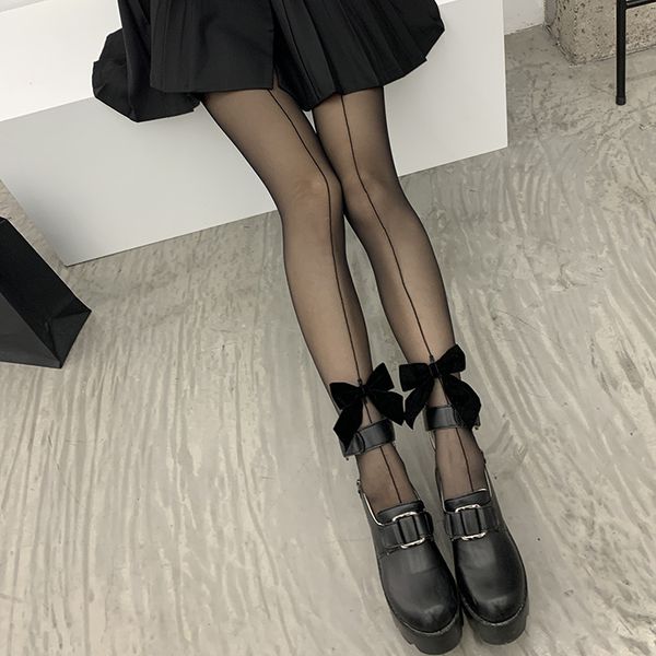 big bow socks pantyhose silk stockings personality fashion anti-hook thin leggings socks f065, Black;white
big bow socks pantyhose silk stockings personality fashion anti-hook thin leggings socks f065, Black;white