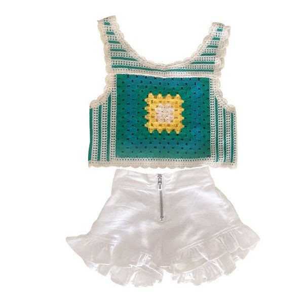 clothing sets girls summer clothes new embroidered sweater retro style hollow out and shorts suits baby girl outfit set, White
clothing sets girls summer clothes new embroidered sweater retro style hollow out and shorts suits baby girl outfit set, White