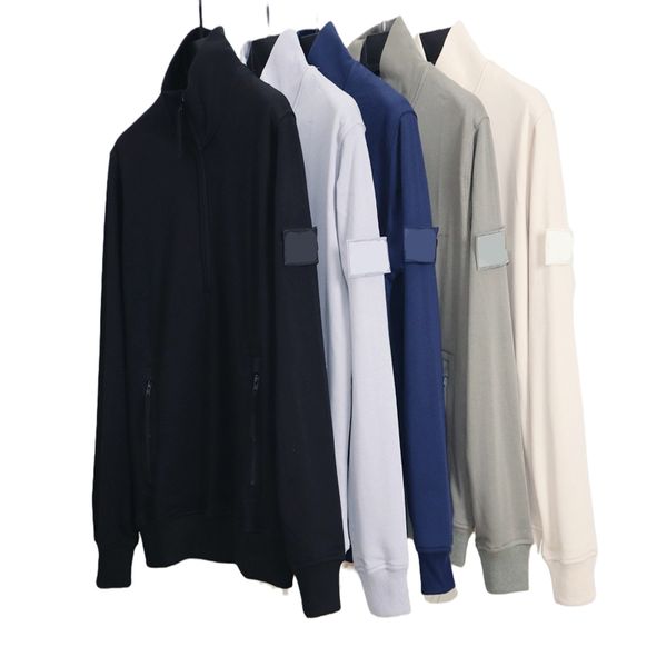men's brand hoodies 5-color quality cotton half-zip mock neck casual hoodie size m-2xl, Black
men's brand hoodies 5-color quality cotton half-zip mock neck casual hoodie size m-2xl, Black