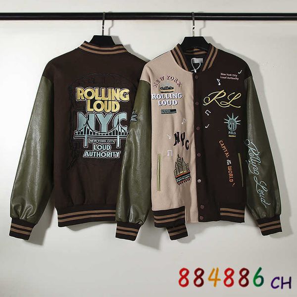 men's jackets 2022 streetwear jackets men women new york city embroidery baseball clothes high street flight coat fashion leather sleev, Black;brown
men's jackets 2022 streetwear jackets men women new york city embroidery baseball clothes high street flight coat fashion leather sleev, Black;brown