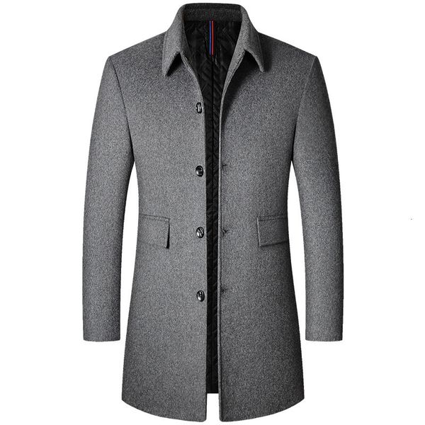 men's wool blends men cashmere trench coats long winter jackets autumn male business casual size 4xl 230210, Black
men's wool blends men cashmere trench coats long winter jackets autumn male business casual size 4xl 230210, Black