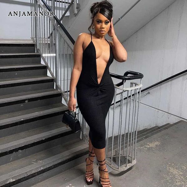 casual dresses anjamanor deep v neck halter midi dresses for women fashion 2023 summer club solid ribbed backless bodycon dress d27-bg28 t23, Black;gray
casual dresses anjamanor deep v neck halter midi dresses for women fashion 2023 summer club solid ribbed backless bodycon dress d27-bg28 t23, Black;gray