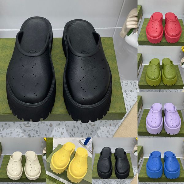 2023 designer sandals for women woman hollow-out g rubber waterproof platform slides thick sole black white rubber slippers summer fashion b
2023 designer sandals for women woman hollow-out g rubber waterproof platform slides thick sole black white rubber slippers summer fashion b