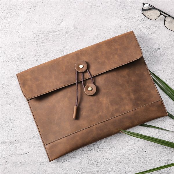 briefcases men's designer bags retro design pu leather envelope document business clutch 230211
briefcases men's designer bags retro design pu leather envelope document business clutch 230211