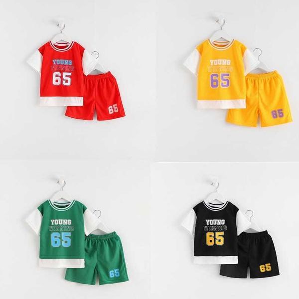 clothing summer kids casual sports basketball clothes tshirt shorts oneck soft fake pcs suits middle and small children's sets, White
clothing summer kids casual sports basketball clothes tshirt shorts oneck soft fake pcs suits middle and small children's sets, White