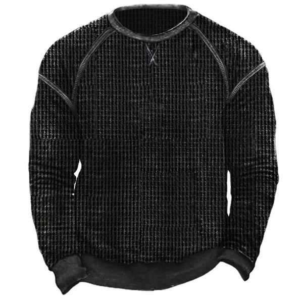 men's sweaters y2k waffle pullover knit autumn and winter plussize outdoor casual solid color in stock a must for travel 230210, White;black
men's sweaters y2k waffle pullover knit autumn and winter plussize outdoor casual solid color in stock a must for travel 230210, White;black
