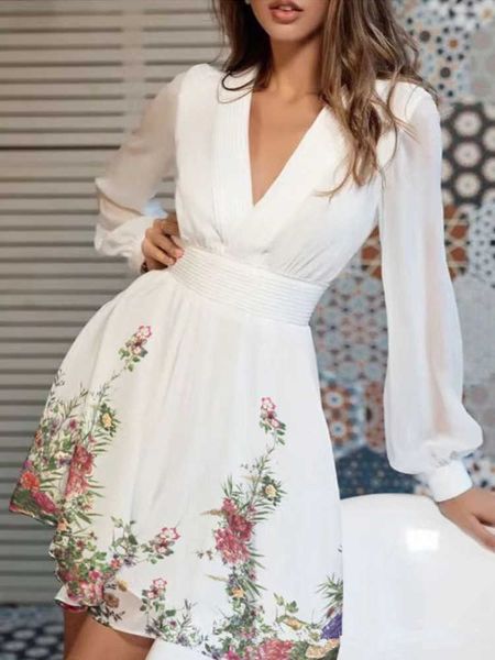 party dresses floral print long sleeve v neck casual dress women t230210, White;black
party dresses floral print long sleeve v neck casual dress women t230210, White;black