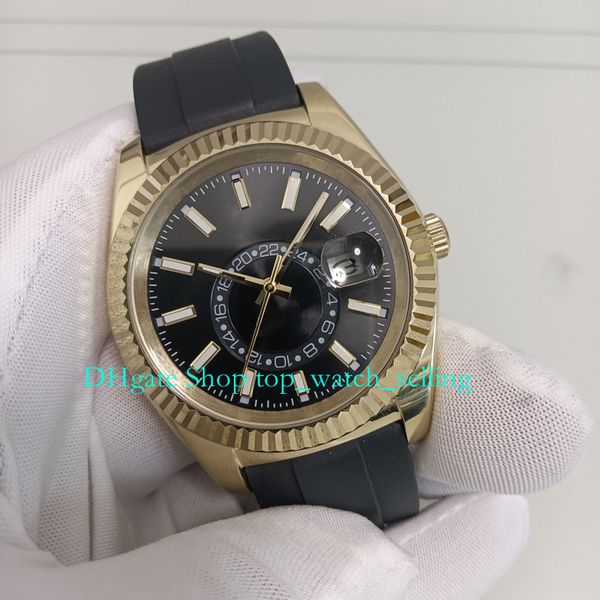 6 style with box new model automatic watches men's 42mm yellow gold black dial rubber bracelet asia 2813 movement mechanical mens watch, Slivery;golden
6 style with box new model automatic watches men's 42mm yellow gold black dial rubber bracelet asia 2813 movement mechanical mens watch, Slivery;golden
