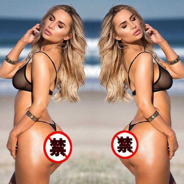 bikinifunny underwear mesh perspective three-point bikini seductive suit women's beach, Red;black
bikinifunny underwear mesh perspective three-point bikini seductive suit women's beach, Red;black