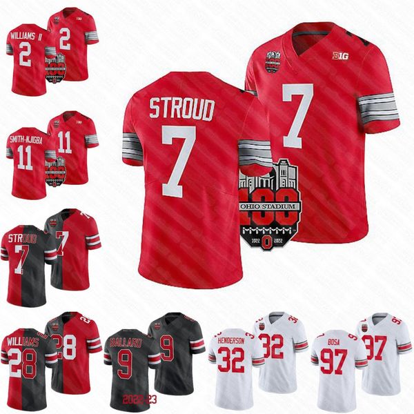 100th ohio state football jersey njigba buckeyes c.j. stroud dallan hayden miyan williams dawand jones emeka egbuka treveyon henderson harri, Black;red
100th ohio state football jersey njigba buckeyes c.j. stroud dallan hayden miyan williams dawand jones emeka egbuka treveyon henderson harri, Black;red