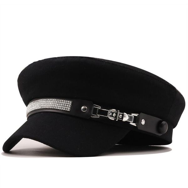 beanieskull caps spring summer chain black cotton military berets for women female flat army salior hat girl travel ladies painter 230211, Blue;gray
beanieskull caps spring summer chain black cotton military berets for women female flat army salior hat girl travel ladies painter 230211, Blue;gray