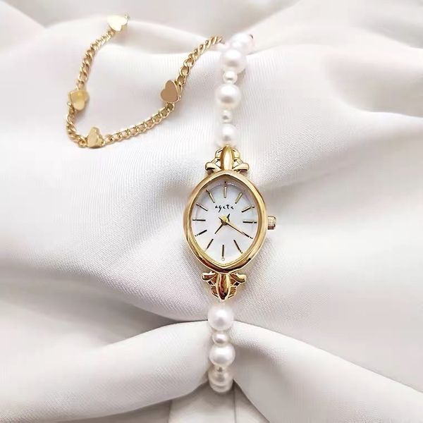wristwatches no fade brass band japanese women s luxury retro quartz natural freshwater pearl bracelet shell 230211, Slivery;brown
wristwatches no fade brass band japanese women s luxury retro quartz natural freshwater pearl bracelet shell 230211, Slivery;brown