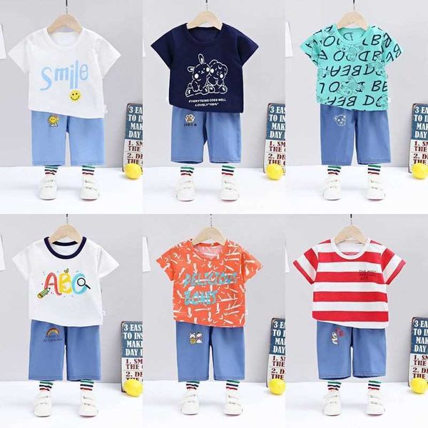 clothing kids' short sleeve sets summer pure cotton boys and girls tshirt oneck pullover tees cartoon animals print new twopiece suits, White
clothing kids' short sleeve sets summer pure cotton boys and girls tshirt oneck pullover tees cartoon animals print new twopiece suits, White
