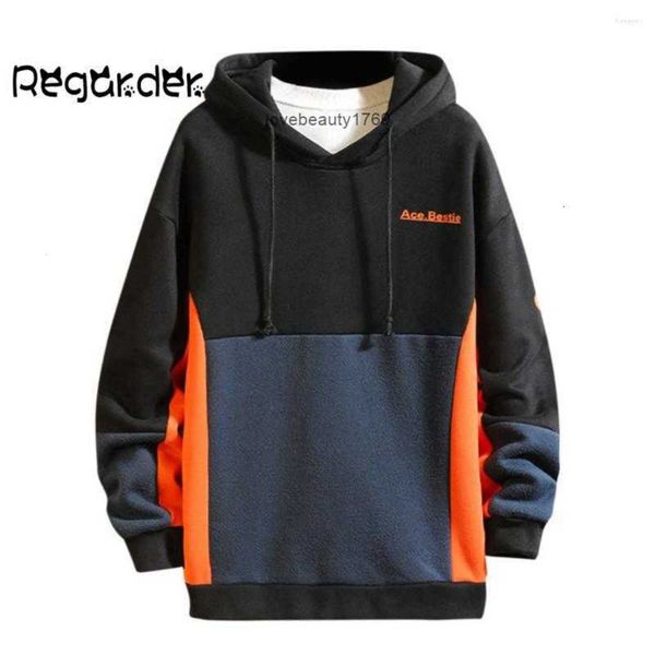 men's hoodies men autumn male hooded streetwear sweatshirts long sleeved printed stitching colors pocket moletom#g3bm9x, Black
men's hoodies men autumn male hooded streetwear sweatshirts long sleeved printed stitching colors pocket moletom#g3bm9x, Black