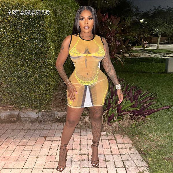 casual dresses anjamanor 3d body print mesh sheer dress night club outfits for women see through bodycon mini dresses summer 2023 d96-bz11 t, Black;gray
casual dresses anjamanor 3d body print mesh sheer dress night club outfits for women see through bodycon mini dresses summer 2023 d96-bz11 t, Black;gray