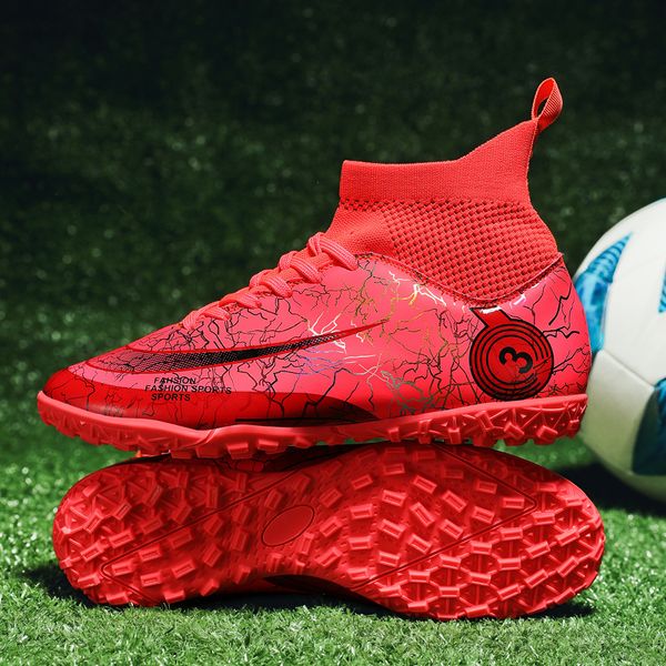 dress shoes brand professional red men's football boots big size 48 breathable socks turf soccer men couples highfutsal sneakers 230211, Black
dress shoes brand professional red men's football boots big size 48 breathable socks turf soccer men couples highfutsal sneakers 230211, Black