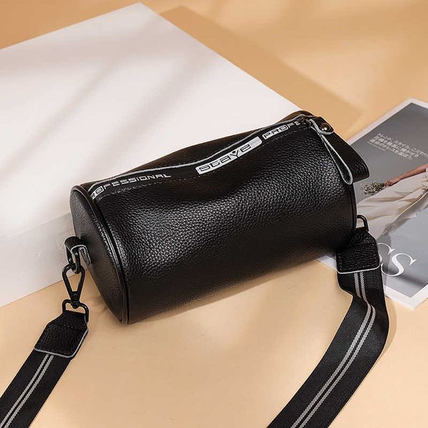 shoulder bags new pure cowhide shoulder bags barrel type messenger bag genuine leather fashion ladies crossbody bags female bolsas g230210
shoulder bags new pure cowhide shoulder bags barrel type messenger bag genuine leather fashion ladies crossbody bags female bolsas g230210