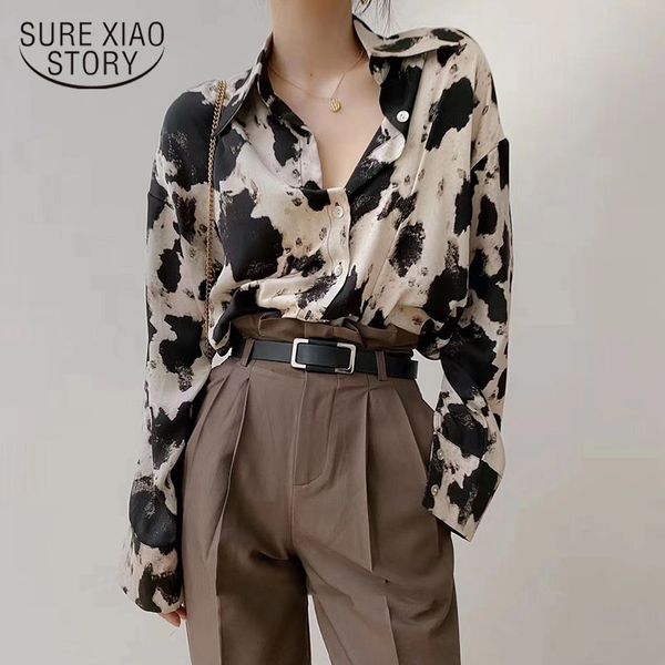 women's blouses shirts cow print button up women long sleeve blouse korean fashion clothes chiffon streetwear plus size spring 13486 2, White
women's blouses shirts cow print button up women long sleeve blouse korean fashion clothes chiffon streetwear plus size spring 13486 2, White