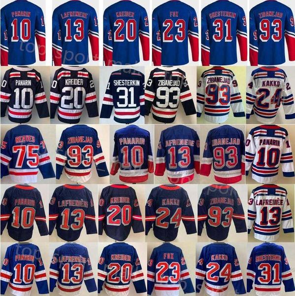 2022 2023 reverse retro hockey men 31 igor shesterkin jersey 10 artemi panarin 20 chris kreider 23 adam fox kaapo kakko 13 alexis lafreniere, Black;red
2022 2023 reverse retro hockey men 31 igor shesterkin jersey 10 artemi panarin 20 chris kreider 23 adam fox kaapo kakko 13 alexis lafreniere, Black;red