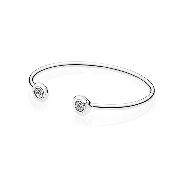 classic pave disc cuff bangle bracelet for pandora authentic sterling silver cz diamond wedding party jewelry girlfriend gift bracelets with, White
classic pave disc cuff bangle bracelet for pandora authentic sterling silver cz diamond wedding party jewelry girlfriend gift bracelets with, White