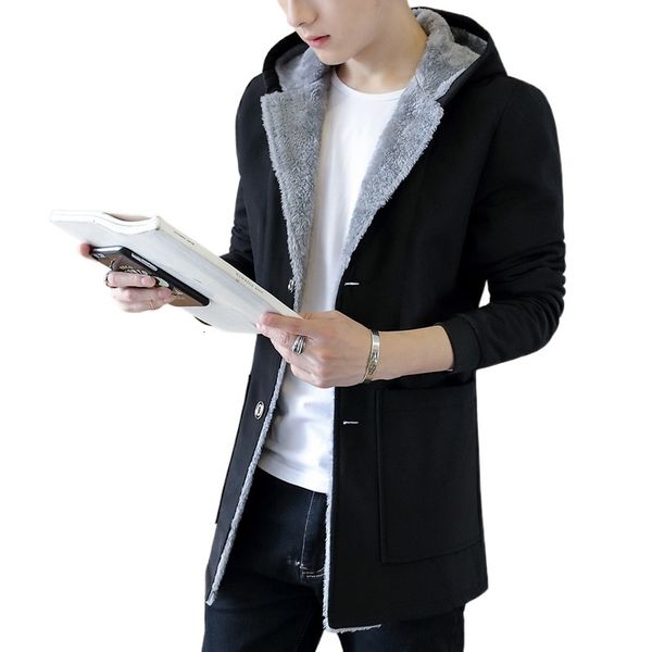 men's jackets men 's fashion warm hoodie jacket winter mentrench coat plus velvet thickening slim fit wool overcoat trench 230211, Black;brown
men's jackets men 's fashion warm hoodie jacket winter mentrench coat plus velvet thickening slim fit wool overcoat trench 230211, Black;brown