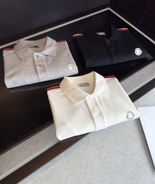 2023 men's polos shirt short sleeve luxury brand quality design new classic patchwork t-shirt, White;black
2023 men's polos shirt short sleeve luxury brand quality design new classic patchwork t-shirt, White;black