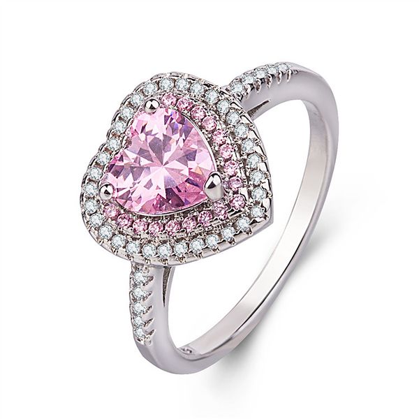pink zircon love ring white gold-plated women's ring zircon full diamond ring, Golden;silver
pink zircon love ring white gold-plated women's ring zircon full diamond ring, Golden;silver