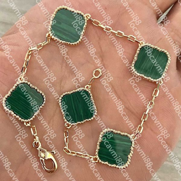 fashion classic 4 four leaf clover charm bracelets bangle chain 18k rose gold agate shell valentine's day for women girl wedding jewelr, Golden;silver
fashion classic 4 four leaf clover charm bracelets bangle chain 18k rose gold agate shell valentine's day for women girl wedding jewelr, Golden;silver