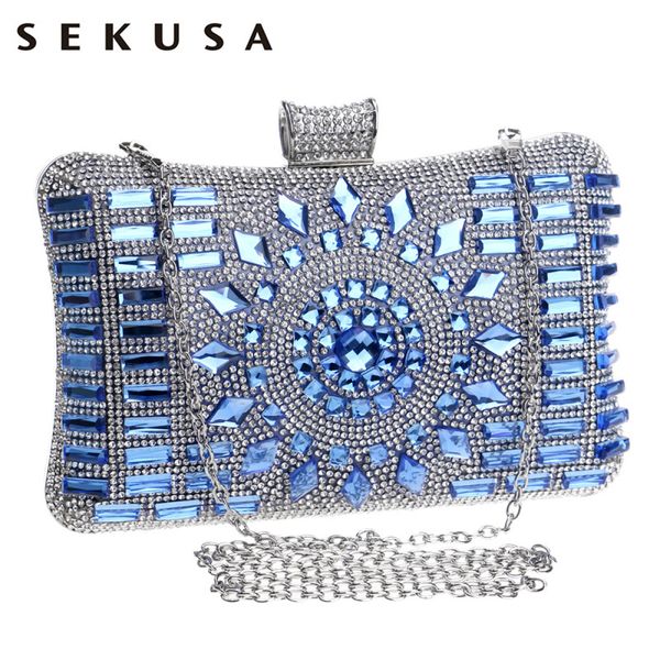 evening bags sekusa acrylic women diamonds purse handbags chain shoulder wedding party clutches messenger christmas 230210
evening bags sekusa acrylic women diamonds purse handbags chain shoulder wedding party clutches messenger christmas 230210