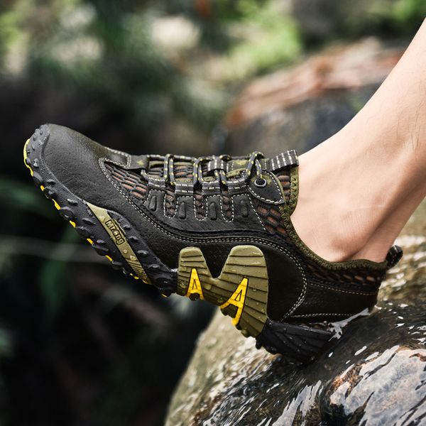 safety shoes summer men hiking mesh breathable sneakers outdoor climbing for softsport quickdry water 3847 230211, Black;brown
safety shoes summer men hiking mesh breathable sneakers outdoor climbing for softsport quickdry water 3847 230211, Black;brown