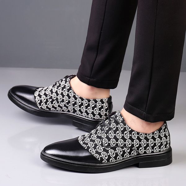 dress shoes slip on men fashion male oxfords italian business formal men's wedding party leather mens suits shoe 230210, Black
dress shoes slip on men fashion male oxfords italian business formal men's wedding party leather mens suits shoe 230210, Black