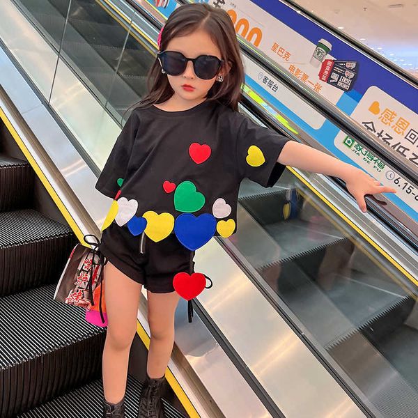 t-shirts summer girls t shirt baby tee shirt kids children streetwear clothes fashion colorful heart print cotton 4-13y t230209, Blue
t-shirts summer girls t shirt baby tee shirt kids children streetwear clothes fashion colorful heart print cotton 4-13y t230209, Blue