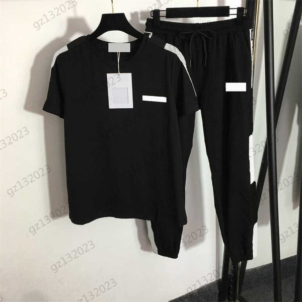 luxury two piece pants letter printing crewneck casual t-shirts side letters webbing high waist sweatpants designer 2 colors two pieces for, White
luxury two piece pants letter printing crewneck casual t-shirts side letters webbing high waist sweatpants designer 2 colors two pieces for, White