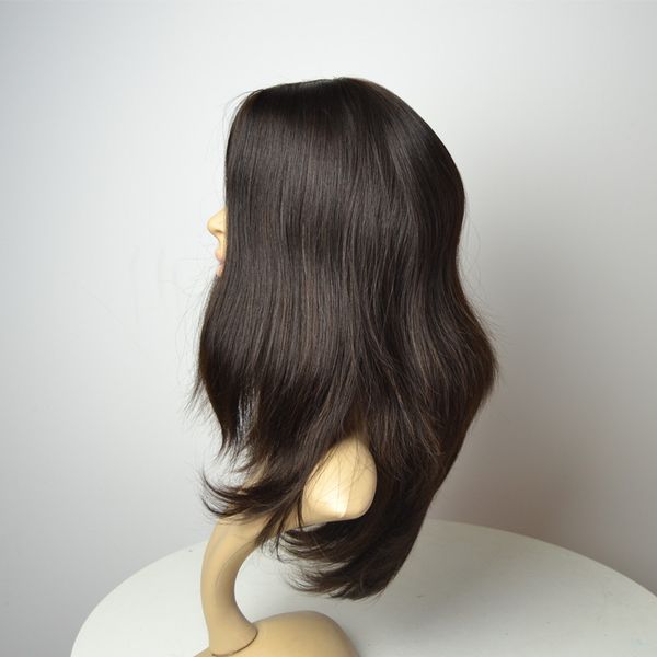 2/4# dark brown kosher wigs virgin human hair jewish wigs big layer brown multidirection very soft vietnamese hair sheitels part, Black;brown
2/4# dark brown kosher wigs virgin human hair jewish wigs big layer brown multidirection very soft vietnamese hair sheitels part, Black;brown