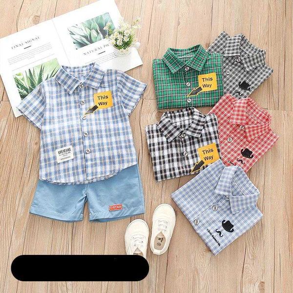 sets pcs spring summer fashion baby girls clothes suit short sleeve plaid shirts shorts outfits for years children's clothing, White
sets pcs spring summer fashion baby girls clothes suit short sleeve plaid shirts shorts outfits for years children's clothing, White