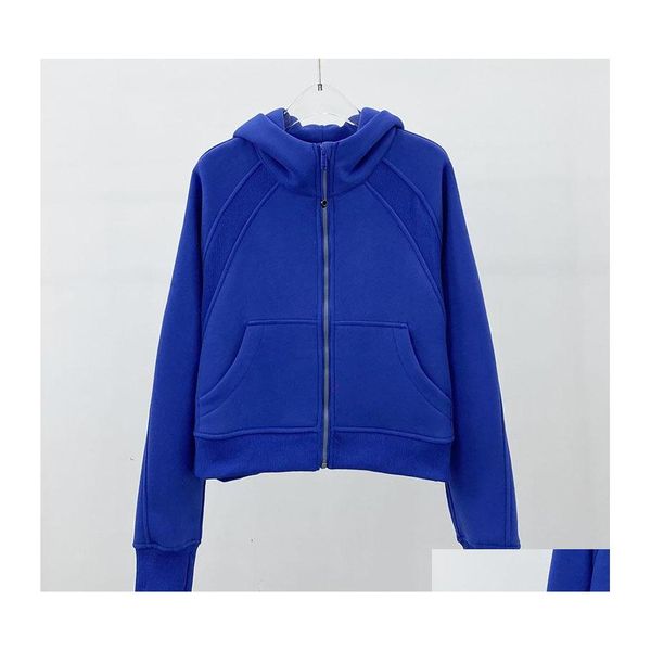 lu98 yoga outfits women brushed fl zip hoodie jacket sportswear hooded workout track running coat with pockets outdoor fleeces thumb dhglo
lu98 yoga outfits women brushed fl zip hoodie jacket sportswear hooded workout track running coat with pockets outdoor fleeces thumb dhglo
