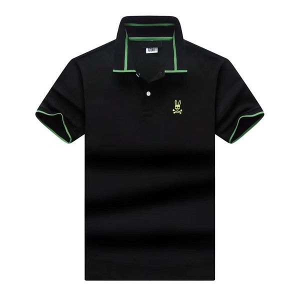2023 summer new men's skull rabbit polo shirt short sleeve cartoon embroidery collar solid color fashion brand simple 0e45, White;black
2023 summer new men's skull rabbit polo shirt short sleeve cartoon embroidery collar solid color fashion brand simple 0e45, White;black
