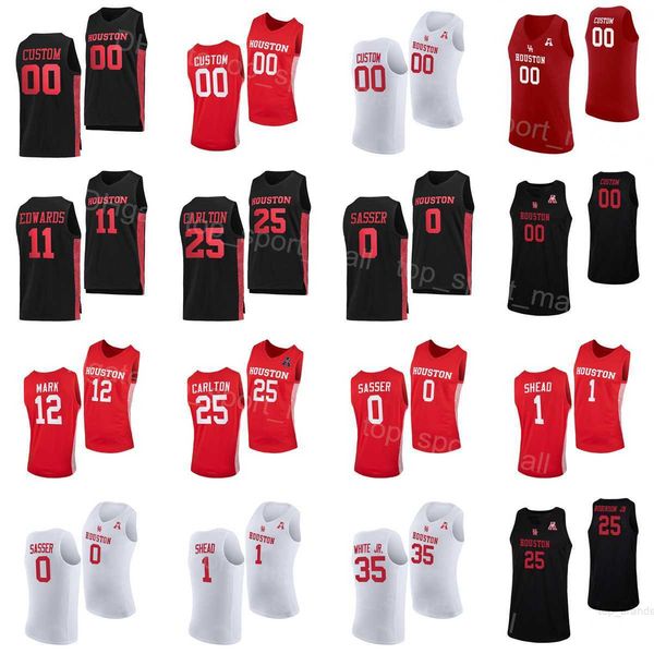 ncaa basketball college houston cougars jersey 0 marcus sasser 11 kyler edwards 35 fabian white jr 25 josh carlton 4 taze moore 12 tramon ma, Black
ncaa basketball college houston cougars jersey 0 marcus sasser 11 kyler edwards 35 fabian white jr 25 josh carlton 4 taze moore 12 tramon ma, Black