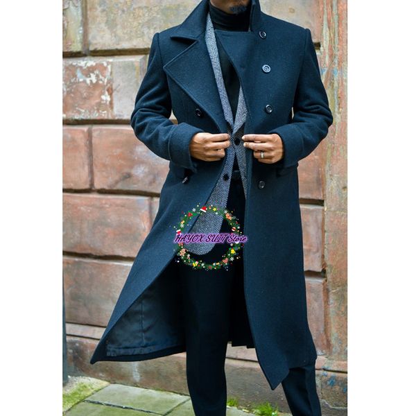 men's wool blends autumn winter thick en coat black pointed lapel long man jacket casual manteau 230210
men's wool blends autumn winter thick en coat black pointed lapel long man jacket casual manteau 230210