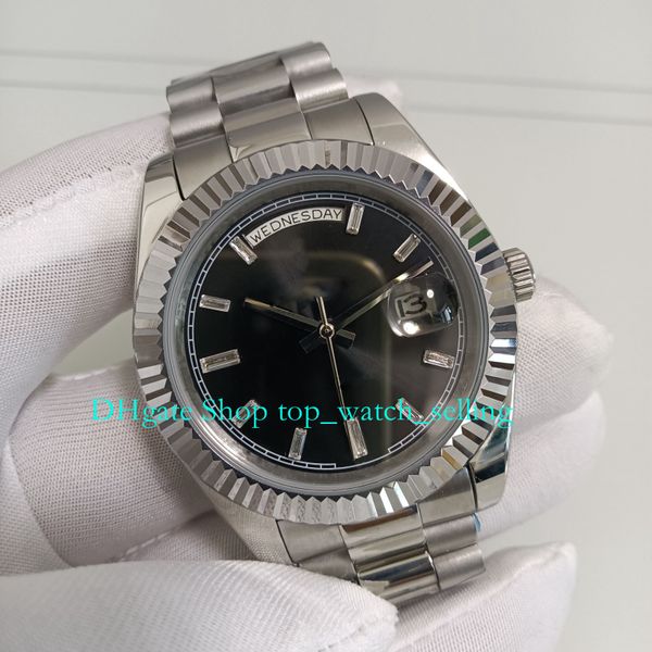 4 style with box men automatic watch men's date 40mm black diamond dial white gold champagne rose gold asia 2813 movement wristwatches, Slivery;golden
4 style with box men automatic watch men's date 40mm black diamond dial white gold champagne rose gold asia 2813 movement wristwatches, Slivery;golden